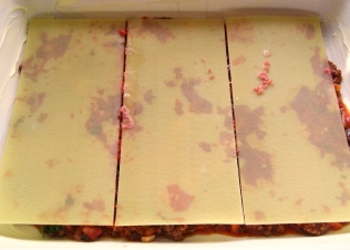 2. Schicht Lasagneplatten